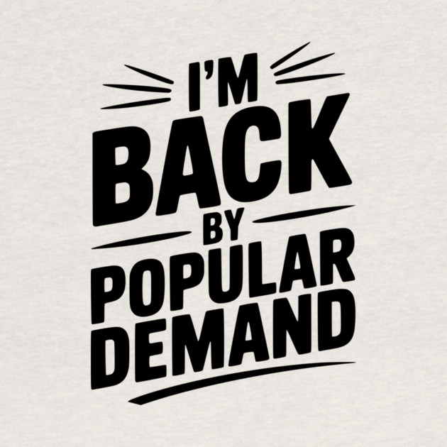 I'm Back by Popular Demand by Frank Ring
