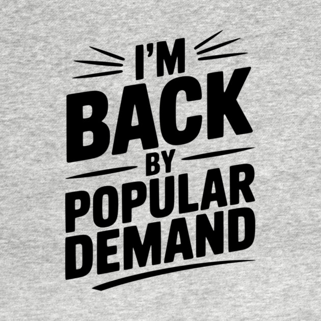 I'm Back by Popular Demand by Frank Ring