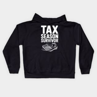 Tax Season Survivor Kids Hoodie