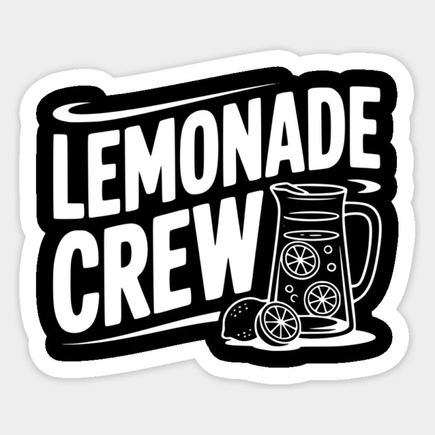 Lemonade Crew Sticker by Frank Ring