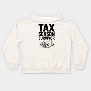 Tax Season Survivor Kids Hoodie