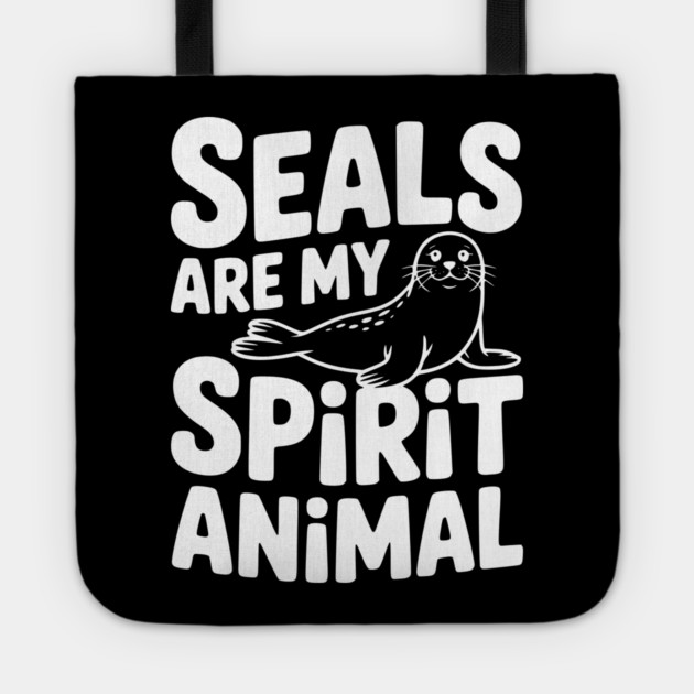 Seals are my Spirit Animal Tote by Frank Ring