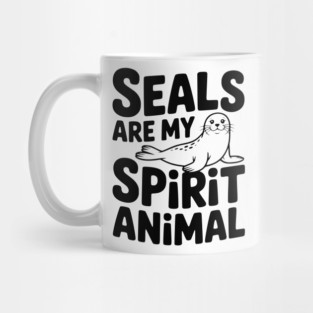 Seals are my Spirit Animal Mug