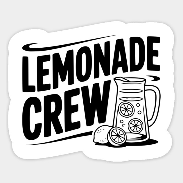 Lemonade Crew Sticker by Frank Ring