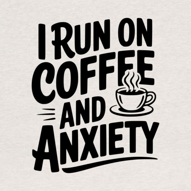 I Run on Coffee and Anxiety by Frank Ring