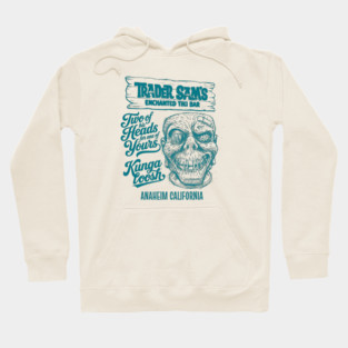 Enchanted Tiki Bar Anaheim California Kungaloosh Sketch Works Series Hoodie