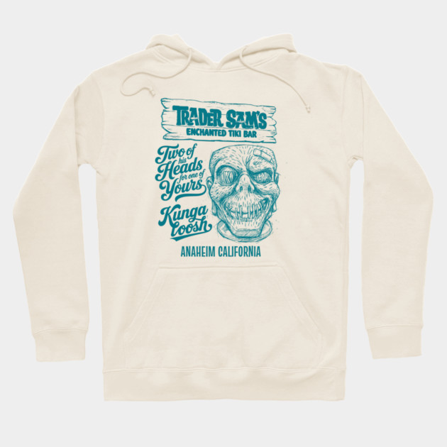 Enchanted Tiki Bar Anaheim California Kungaloosh Sketch Works Series Hoodie by Joaddo