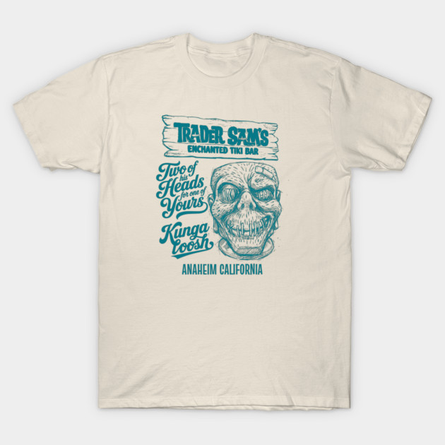 Enchanted Tiki Bar Anaheim California Kungaloosh Sketch Works Series T-Shirt by Joaddo