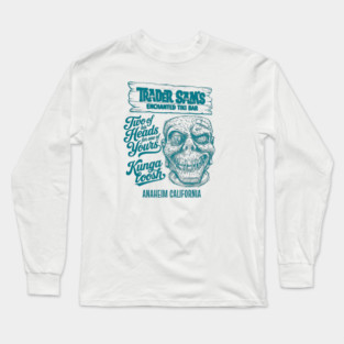 Enchanted Tiki Bar Anaheim California Kungaloosh Sketch Works Series Long Sleeve T-Shirt