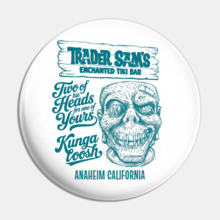 Enchanted Tiki Bar Anaheim California Kungaloosh Sketch Works Series Pin