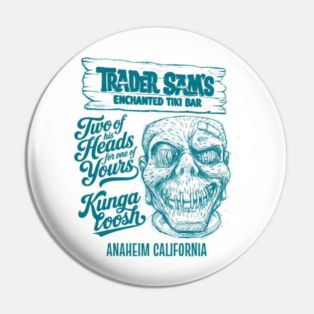 Enchanted Tiki Bar Anaheim California Kungaloosh Sketch Works Series Pin by Joaddo