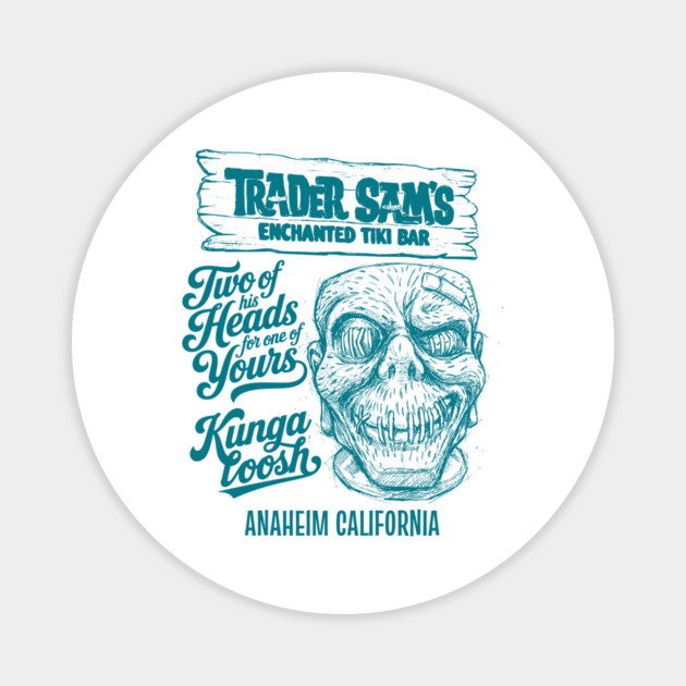 Enchanted Tiki Bar Anaheim California Kungaloosh Sketch Works Series Magnet by Joaddo