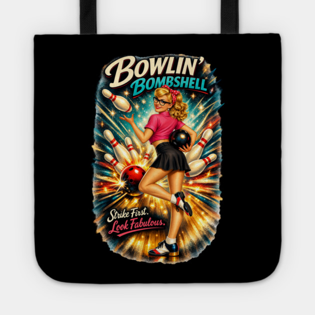 Bowling Bombshell Tote by CrazyGirl