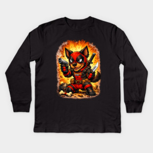 Super Schnauzer Kids Long Sleeve T-Shirt