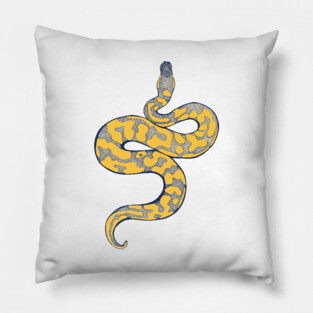 Yellow Python Pillow