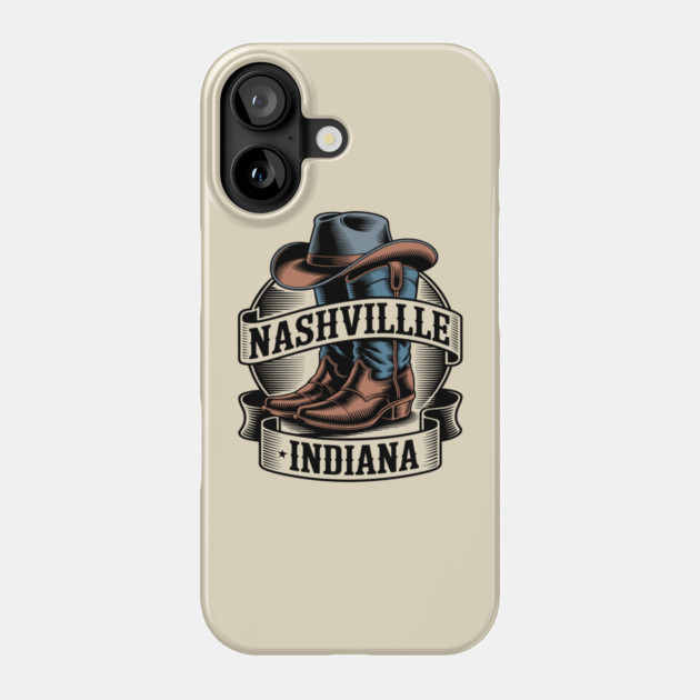 Nashville Indiana Phone Case by JessArty