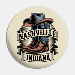 Nashville Indiana Pin
