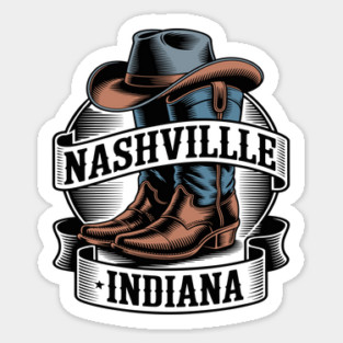 Nashville Indiana Sticker