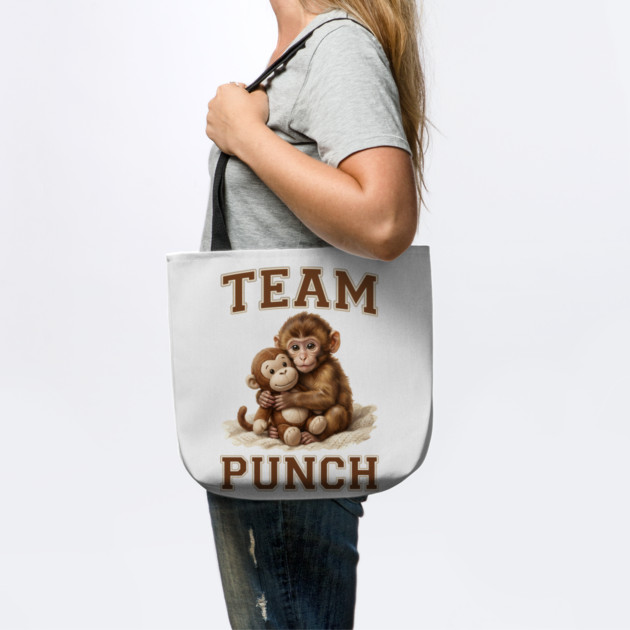 Team Punch Cute Monkey Varsity Design by creative