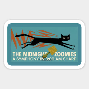 MIDNIGHT ZOOMIES Magnet