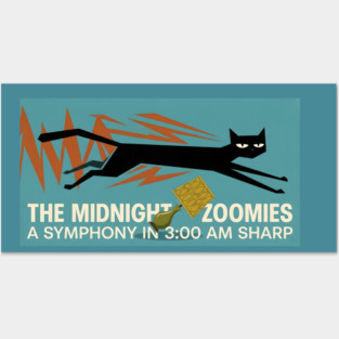 MIDNIGHT ZOOMIES Posters and Art