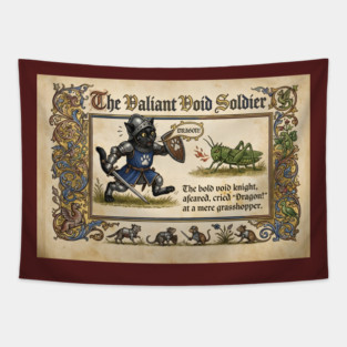 THE VALIANT VOID SOLDIER Tapestry