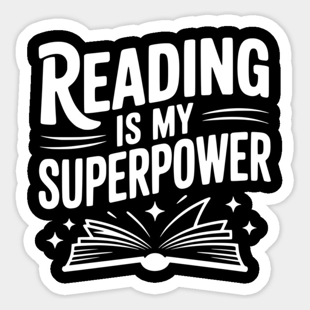 Reading is my Superpower Magnet by Frank Ring