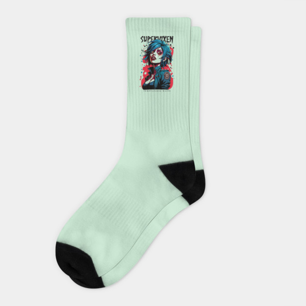 SUPERVIXEN Socks by artslaves