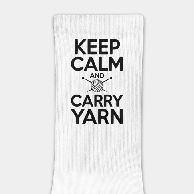 Keep Calm and Carry Yarn by Frank Ring