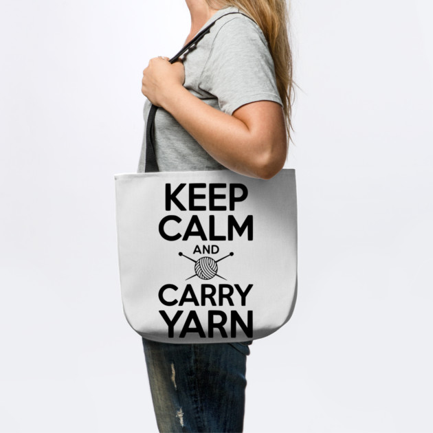 Keep Calm and Carry Yarn by Frank Ring