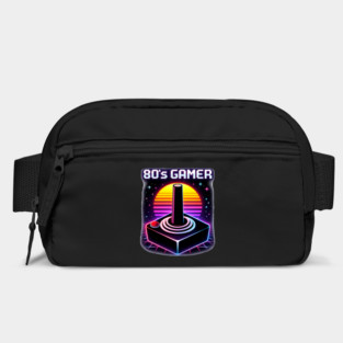 80’s Gamer Joystick – Retro Neon Arcade Controller Shirt Bag