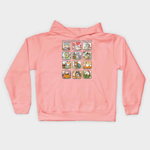 Find Your Birth Cat Kids Hoodie by GoshWow®