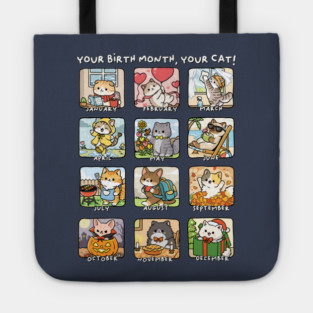 Find Your Birth Cat Tote