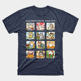 Find Your Birth Cat T-Shirt