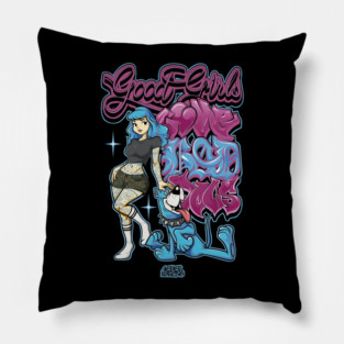 Good Girls Love Bad Dogs Shirt - Funny Red Flag Dog Lover Graphic Pillow