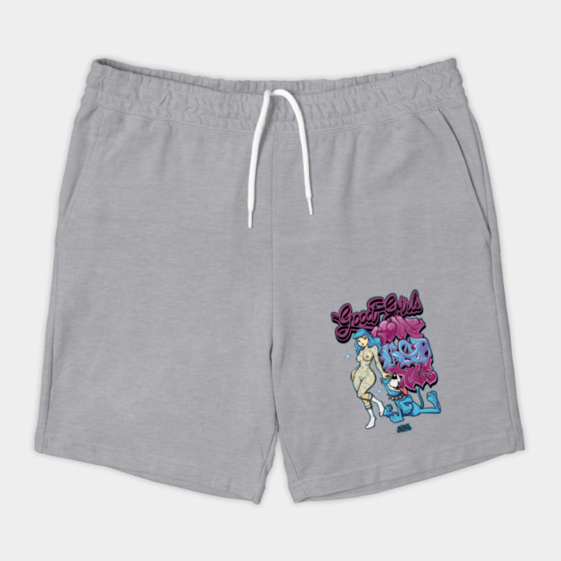 Good Girls Love Bad Dogs - Funny Dog Mom 90s Graffiti Streetwear by Wrong