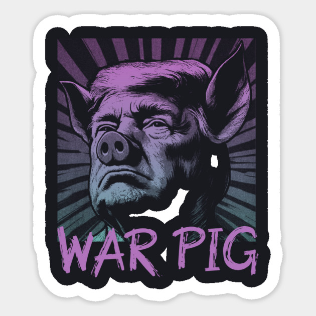 War Pig Sticker by Charles's Store 8