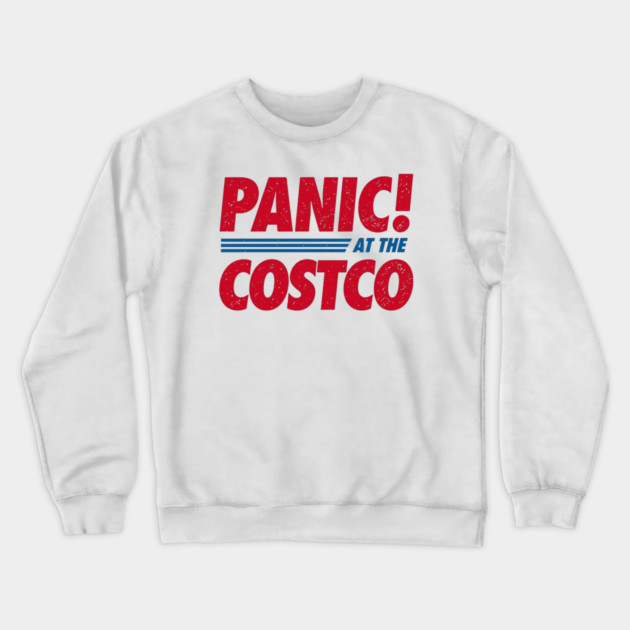 Panic at the Costco! Crewneck Sweatshirt by Litehouse Tees