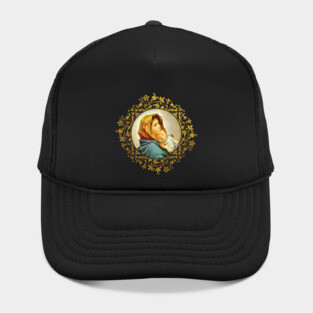 Virgin Mary with Jesus Christ child Hat