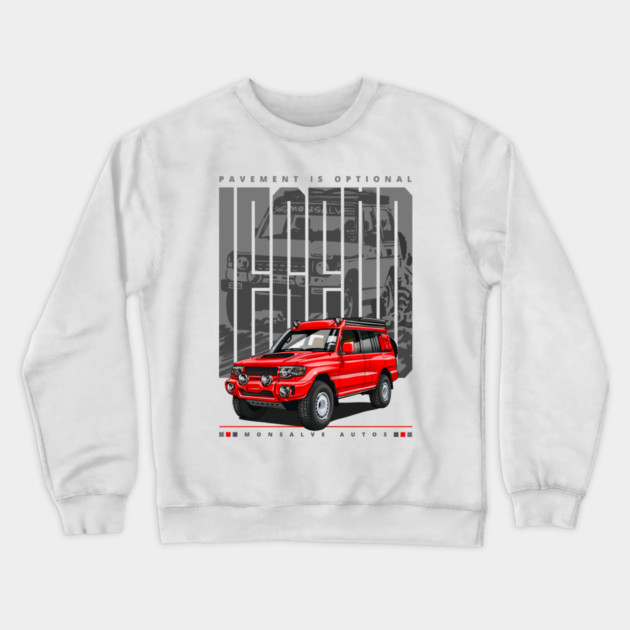 Mitsubishi Pajero Evolution Crewneck Sweatshirt by monsalveautos