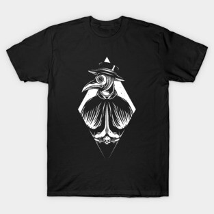 Plague Doctor Vintage Tattoo Art T-Shirt