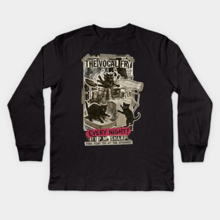 THE VOCAL FRY Kids Long Sleeve T-Shirt