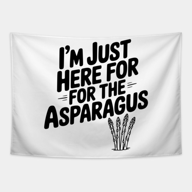 I'm Just Here for the Asparagus Tapestry by Frank Ring