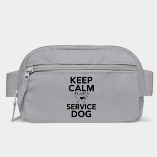 Keep Calm It's Just a Service Dog Bag