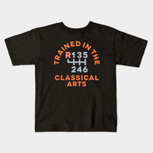Trained In The Classical Arts Kids T-Shirt
