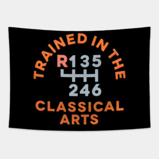 Trained In The Classical Arts Tapestry