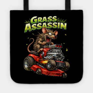 Grass Assassin – Turbo Lawn Mower Rat Tote
