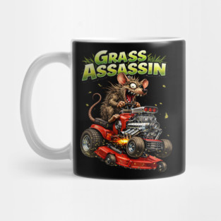 Grass Assassin – Turbo Lawn Mower Rat Mug