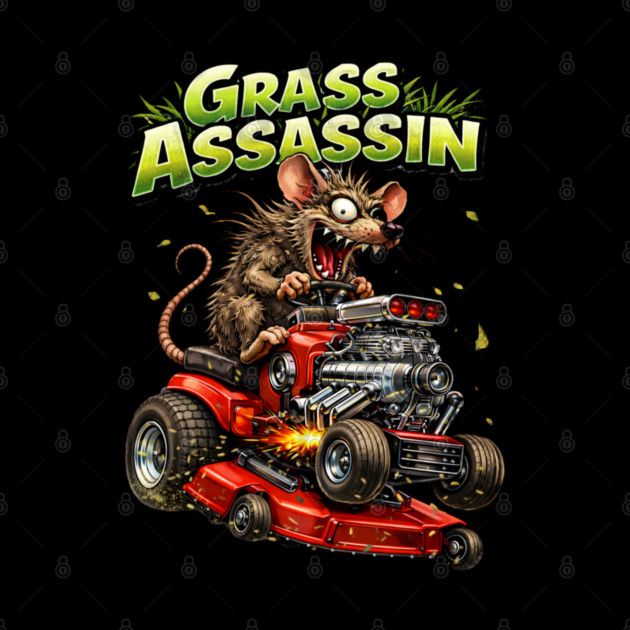 Grass Assassin – Turbo Lawn Mower Rat by CrazyGirl