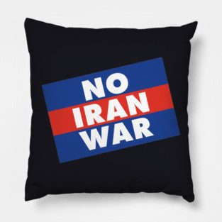 No Iran War Pillow